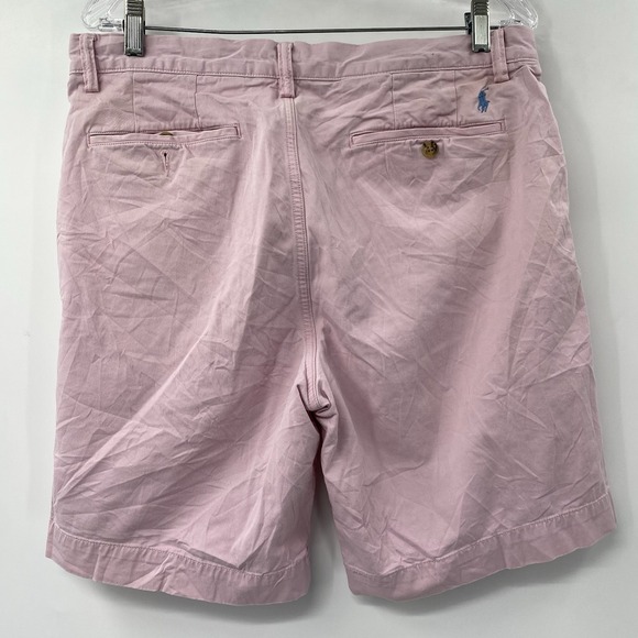 Polo Ralph Lauren Men's 33 Stretch Classic Fit Pink Flat Front Chino Shorts - Picture 2 of 6